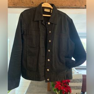 Blassport‎ Womens Denim Jacket Black Size M